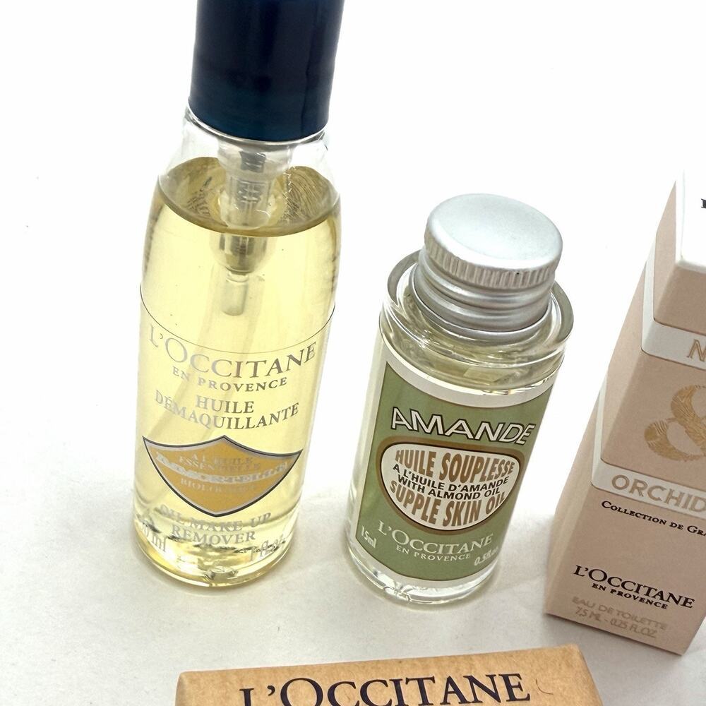 L'Occitane En Provence Travel Size 6pc Gift Set In Travel Bag - Holiday VIP - Picture 5 of 10